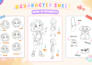 draw kids character design for children book illustration